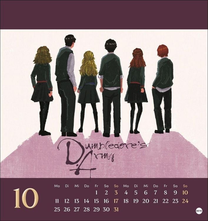 Produktbild: Harry Potter Postkartenkalender 2027