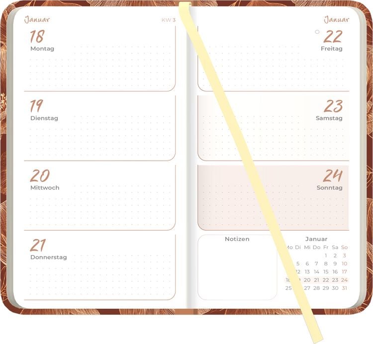 Produktbild: Lady Journal Slim Bl&uuml;tenmeer 2027