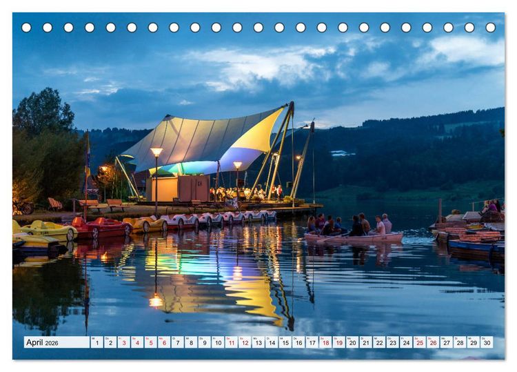Produktbild: Bayerns sch&ouml;nste Seen (Tischkalender 2026 DIN A5 quer), CALVENDO Monatskalender