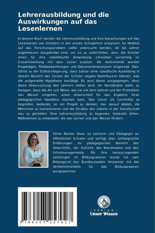 Produktbild: Lehrerausbildung und die Auswirkungen auf das Lesenlernen