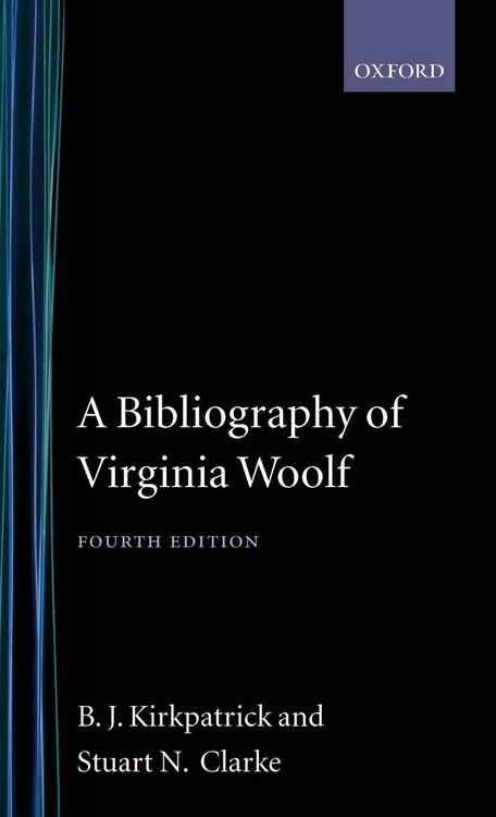 Produktbild: A Bibliography of Virginia Woolf