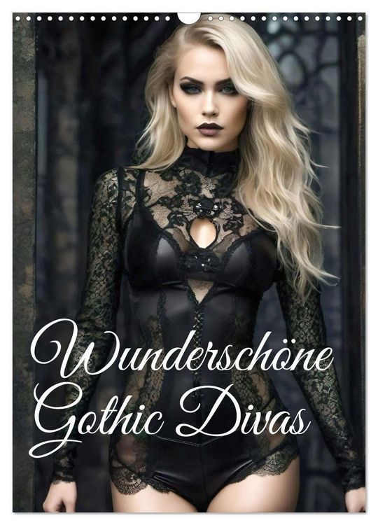 Produktbild: Wundersch&ouml;ne Gothic Divas (Wandkalender 2026 DIN A3 hoch), CALVENDO Monatskalender