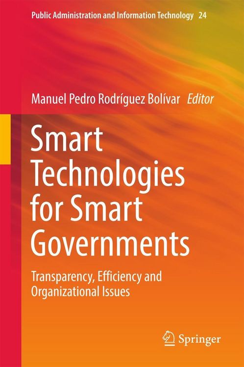 Produktbild: Smart Technologies for Smart Governments