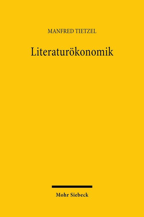 Produktbild: Literatur&ouml;konomik