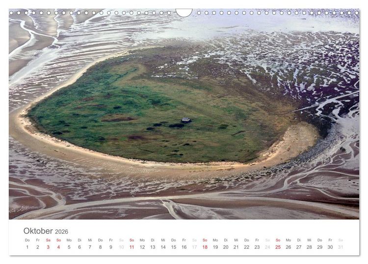 Produktbild: Nordfriesische Inseln im Auge des Fotografen (Wandkalender 2026 DIN A3 quer), CALVENDO Monatskalender