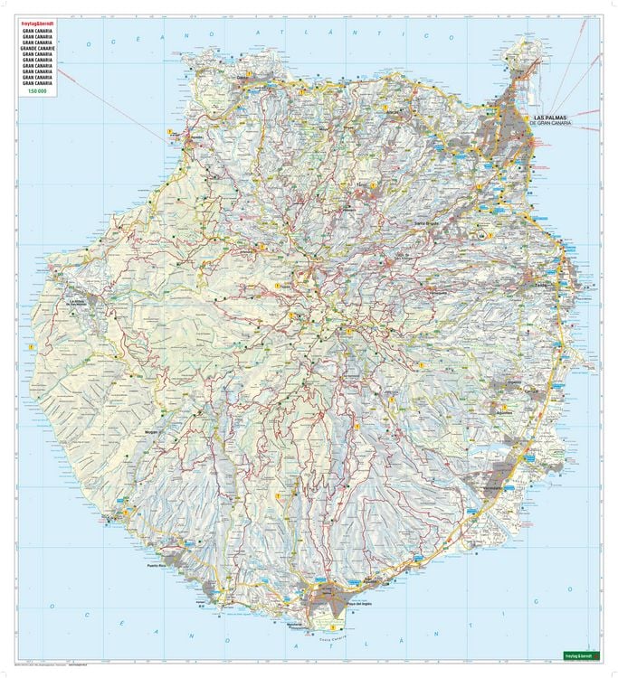 Produktbild: freytag & berndt Stra&szlig;enkarte Gran Canaria 1:50.000