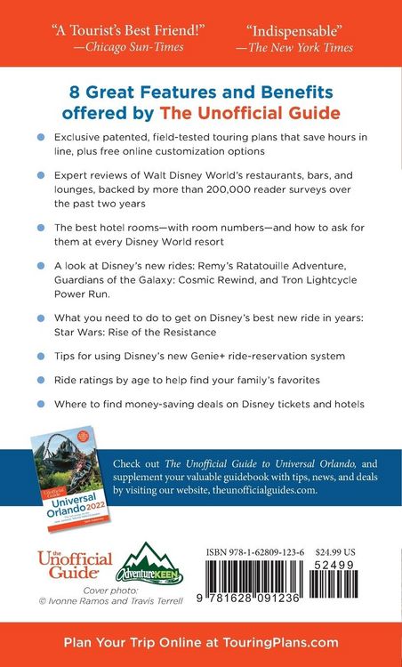 Produktbild: The Unofficial Guide to Walt Disney World 2022