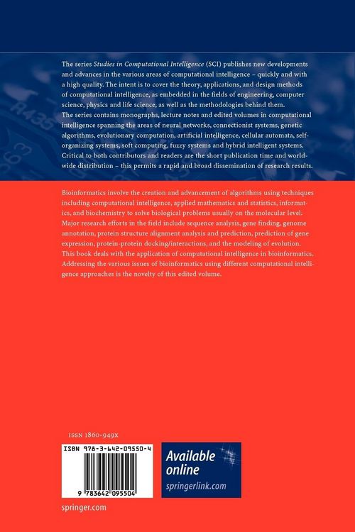 Produktbild: Computational Intelligence in Bioinformatics