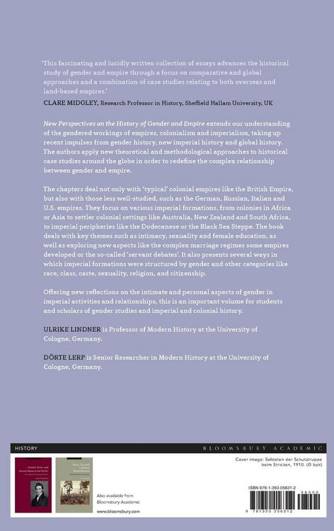 Produktbild: New Perspectives on the History of Gender and Empire