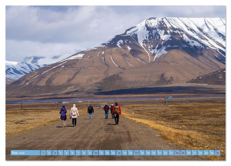 Produktbild: Spitzbergen im Sommer (Wandkalender 2026 DIN A4 quer), CALVENDO Monatskalender