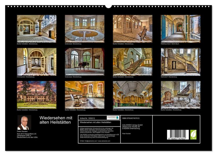 Produktbild: Wiedersehen mit alten Heilst&auml;tten (hochwertiger Premium Wandkalender 2026 DIN A2 quer), Kunstdruck in Hochglanz