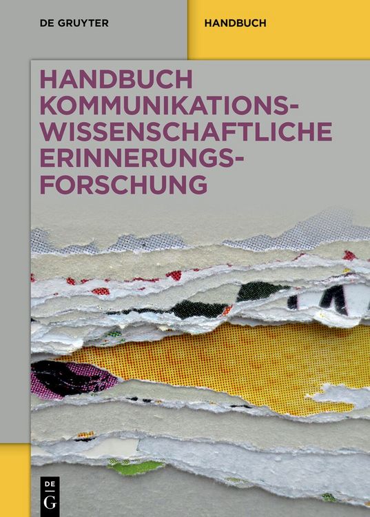 Produktbild: Handbuch kommunikationswissenschaftliche Erinnerungsforschung