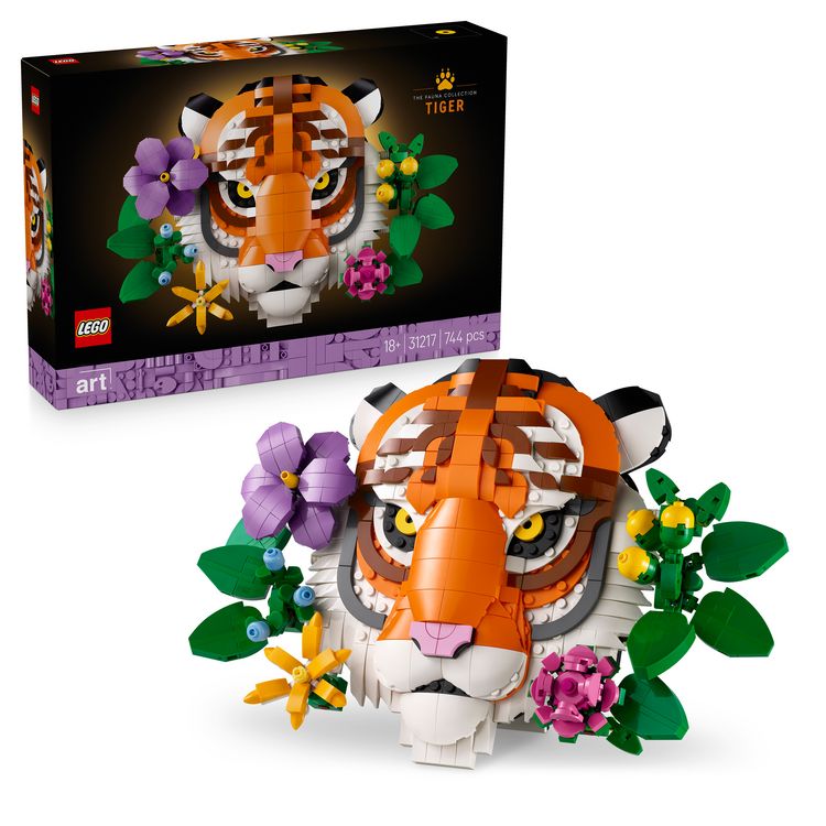Produktbild: LEGO Art 31217 Fauna Collection - Tiger, Modellbau f&uuml;r Erwachsene