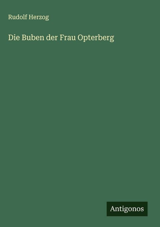 Produktbild: Die Buben der Frau Opterberg