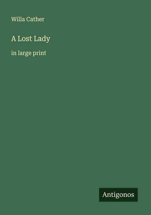 Produktbild: A Lost Lady