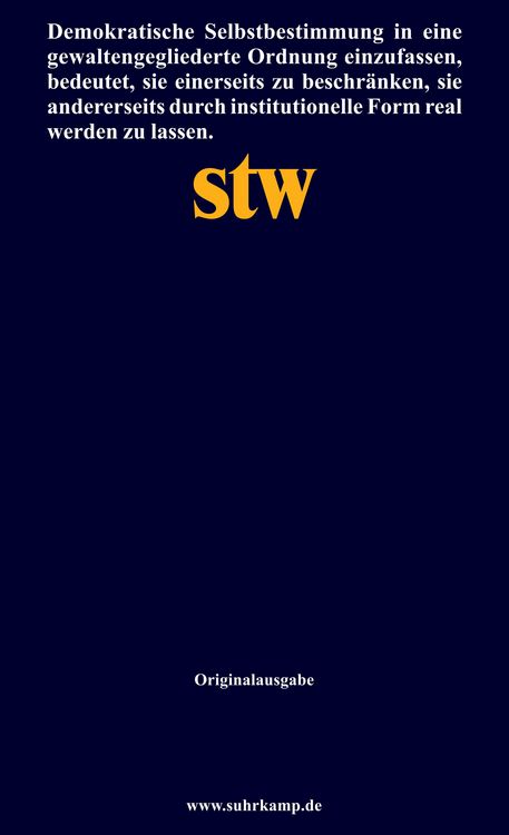 Produktbild: Demokratie und Gewaltengliederung