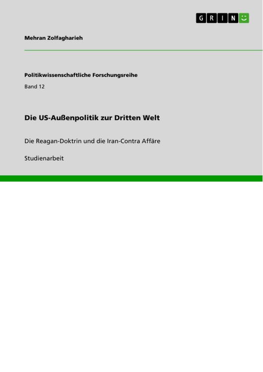 Produktbild: Die US-Au&szlig;enpolitik zur Dritten Welt