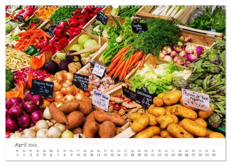 Produktbild: Provence-Alpes-C&ocirc;te d&rsquo;Azur (hochwertiger Premium Wandkalender 2026 DIN A2 quer), Kunstdruck in Hochglanz