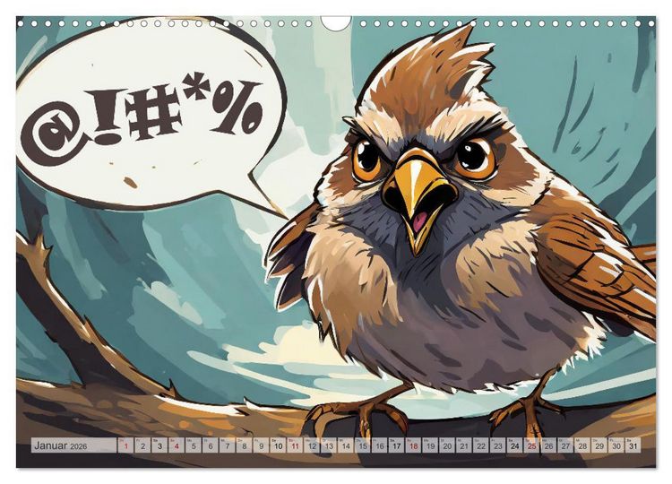 Produktbild: Tierische Metaphern (Wandkalender 2026 DIN A3 quer), CALVENDO Monatskalender