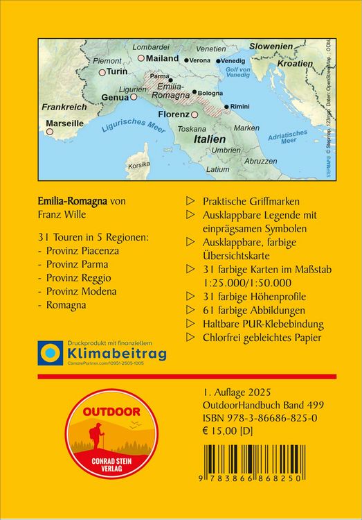 Produktbild: Emilia-Romagna 31 Touren im H&uuml;gel- und Bergland des Apennin
