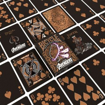 Produktbild: Bicycle&reg; Marvel Avengers Gambit (Designer Spielkarten, Poker, Skat...)