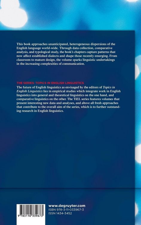 Produktbild: The Variability of Current World Englishes