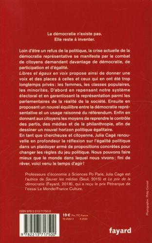 Produktbild: Libres et &eacute;gaux en voix : des propositions radicales