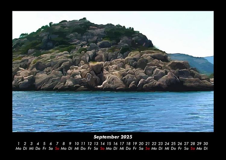Produktbild: Seeblick 2025 Fotokalender DIN A3