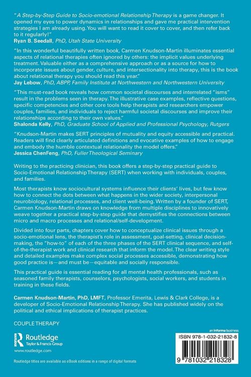 Produktbild: A Step-by-Step Guide to Socio-Emotional Relationship Therapy