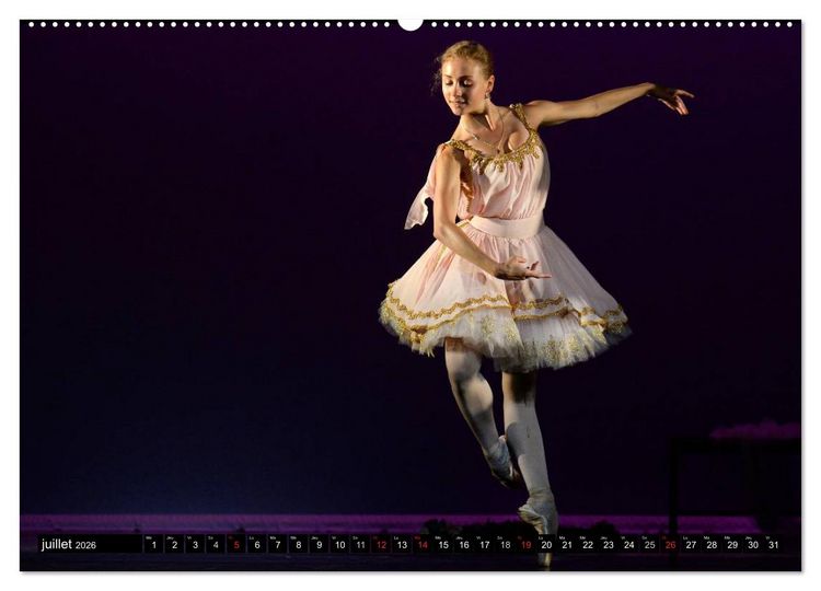 Produktbild: Vaganova, ballet imp&eacute;rial (Calendrier mural 2026 DIN A2 vertical) calendrier de bureau