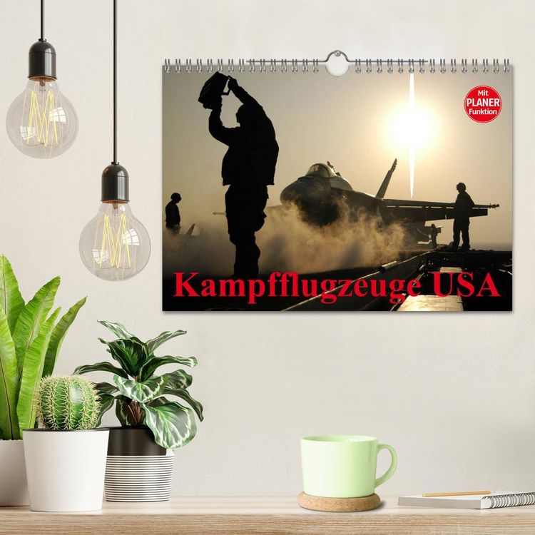 Produktbild: Kampfflugzeuge USA (Wandkalender 2026 DIN A4 quer), CALVENDO Monatskalender