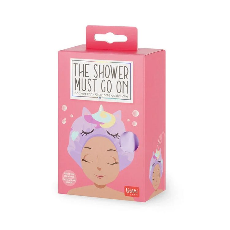 Produktbild: Legami Duschhaube - The Shower Must Go On - Einhorn