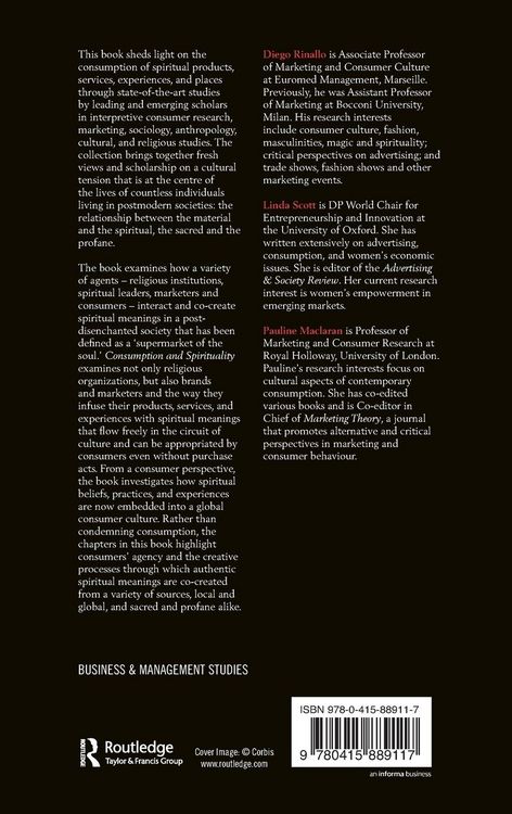 Produktbild: Consumption and Spirituality