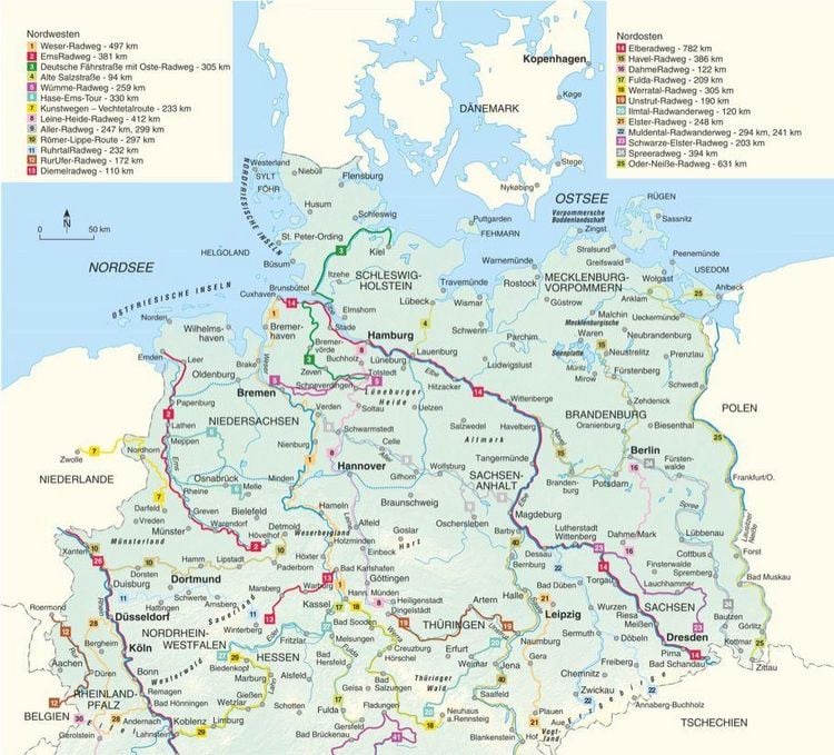Produktbild: Deutschlands sch&ouml;nste Flussradwege