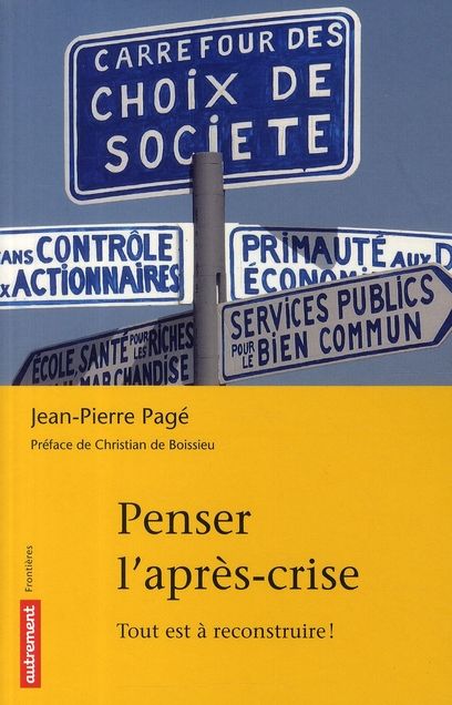 Produktbild: Penser l'apr&egrave;s-crise