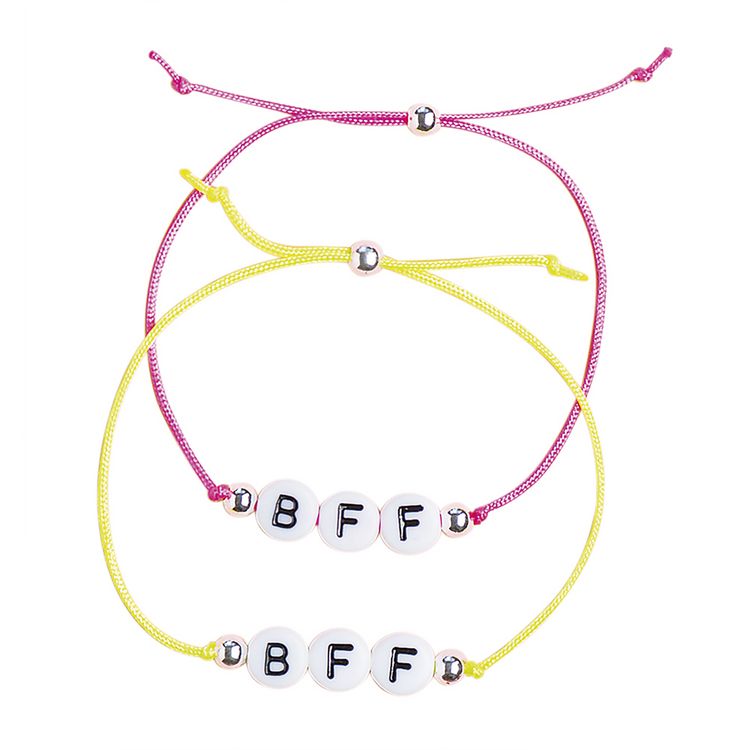 Produktbild: Freundschaftsarmb&auml;nder in Neonfarben &ndash; Bastel-Set f&uuml;r Kinder (13 Schmuckst&uuml;cke)