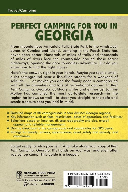 Produktbild: Best Tent Camping: Georgia