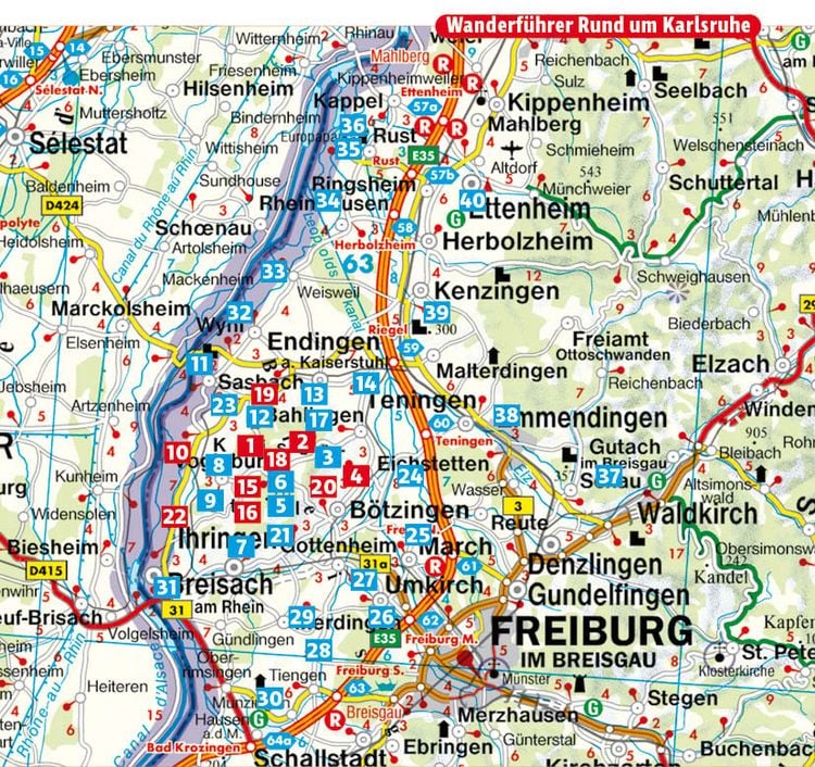 Produktbild: ROTHER Wanderf&uuml;hrer Kaiserstuhl