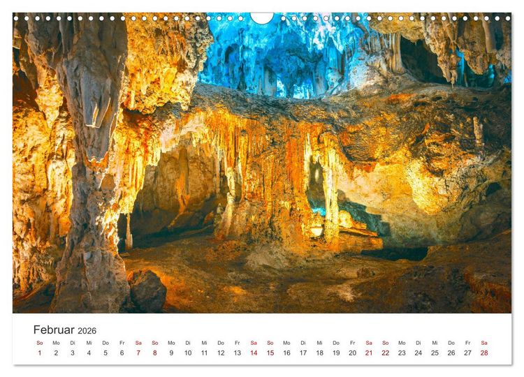 Produktbild: H&ouml;hlen - Eine Abenteuerreise ins Unbekannte. (Wandkalender 2026 DIN A3 quer), CALVENDO Monatskalender