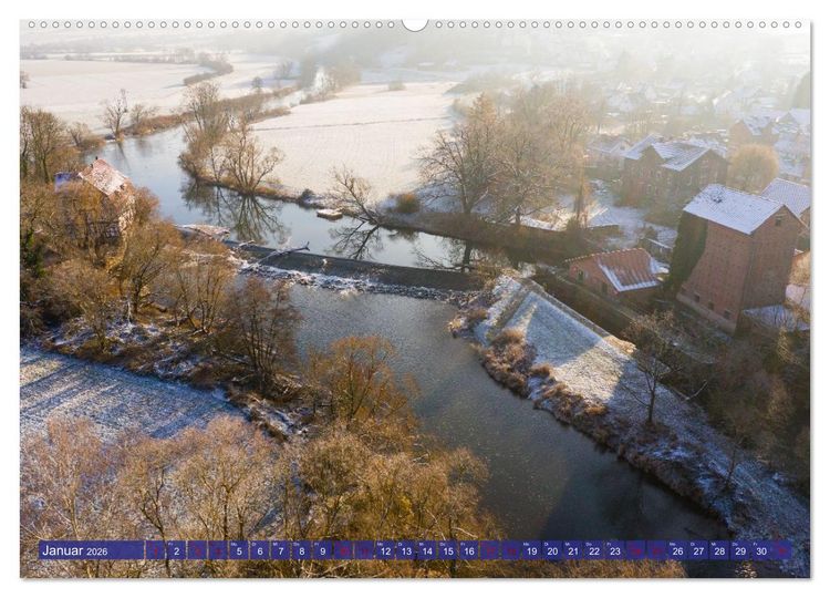 Produktbild: Die Fulda (Wandkalender 2026 DIN A2 quer), CALVENDO Monatskalender