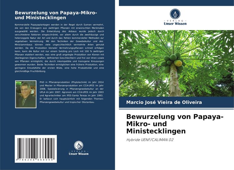 Produktbild: Bewurzelung von Papaya-Mikro- und Ministecklingen