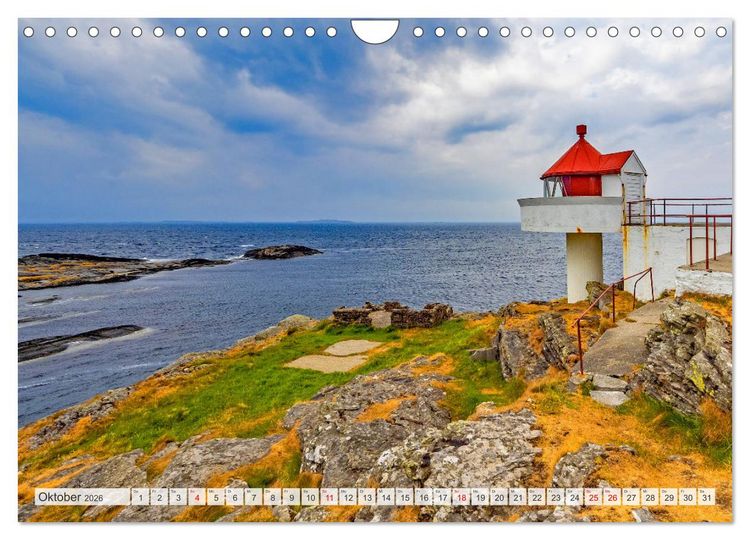 Produktbild: Vom Nordkap zum S&uuml;dkap (Wandkalender 2026 DIN A4 quer), CALVENDO Monatskalender