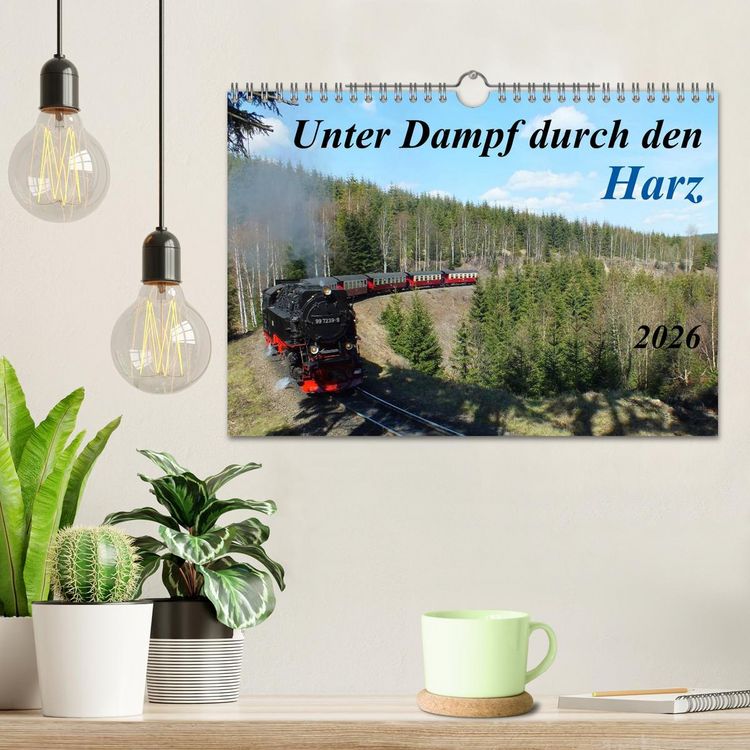 Produktbild: Unter Dampf durch den Harz (Wandkalender 2026 DIN A4 quer), CALVENDO Monatskalender