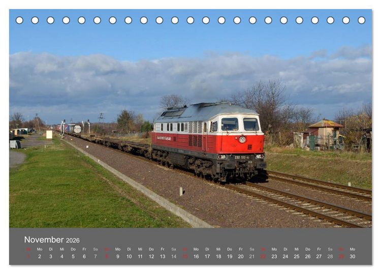 Produktbild: Eisenbahn Kalender 2026 - Oberlausitz und Nachbarl&auml;nder (Tischkalender 2026 DIN A5 quer), CALVENDO Monatskalender