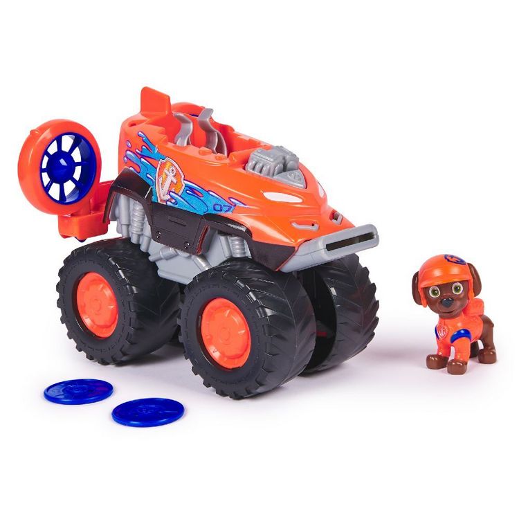 Produktbild: PAW Patrol Rescue Wheels - Zumas Monstertruck mit Geschoss-Abwurf und Hundefigur Zuma