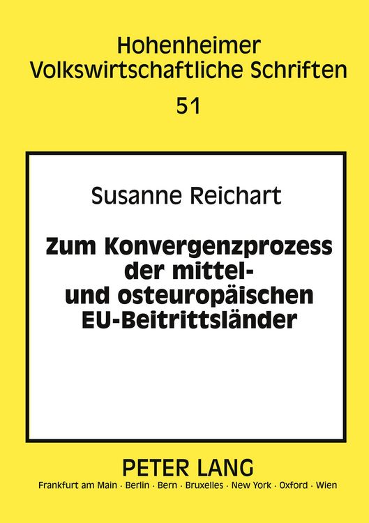 Produktbild: Zum Konvergenzprozess der mittel- und osteurop&auml;ischen EU-Beitrittsl&auml;nder