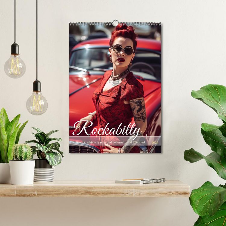 Produktbild: Rockabilly (Wandkalender 2026 DIN A3 hoch), CALVENDO Monatskalender