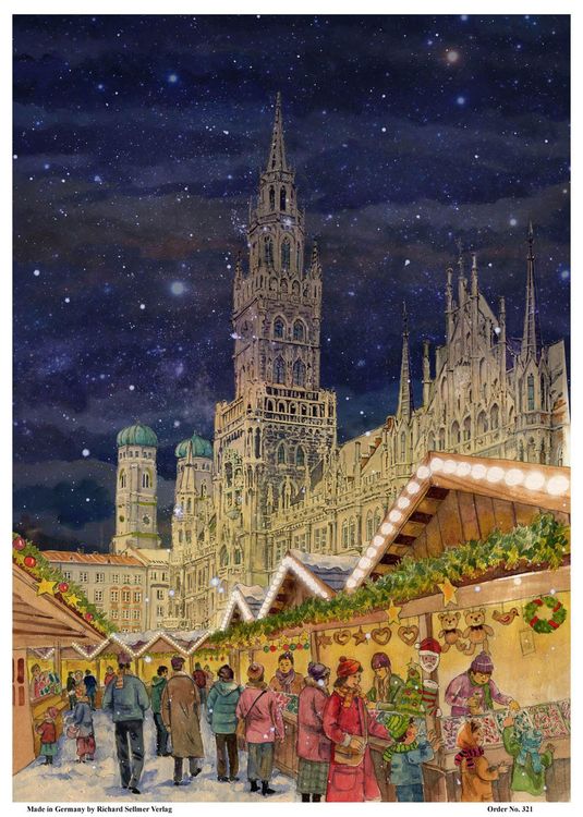 Produktbild: Adventskalender "M&uuml;nchen Marienplatz"