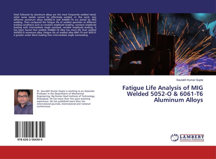 Produktbild: Fatigue Life Analysis of MIG Welded 5052-O & 6061-T6 Aluminum Alloys