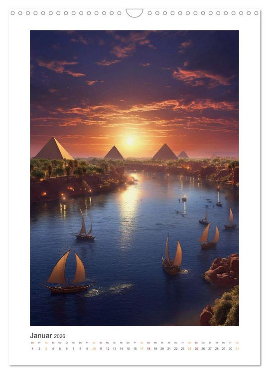 Produktbild: Im alten &Auml;gypten (Wandkalender 2026 DIN A3 hoch), CALVENDO Monatskalender